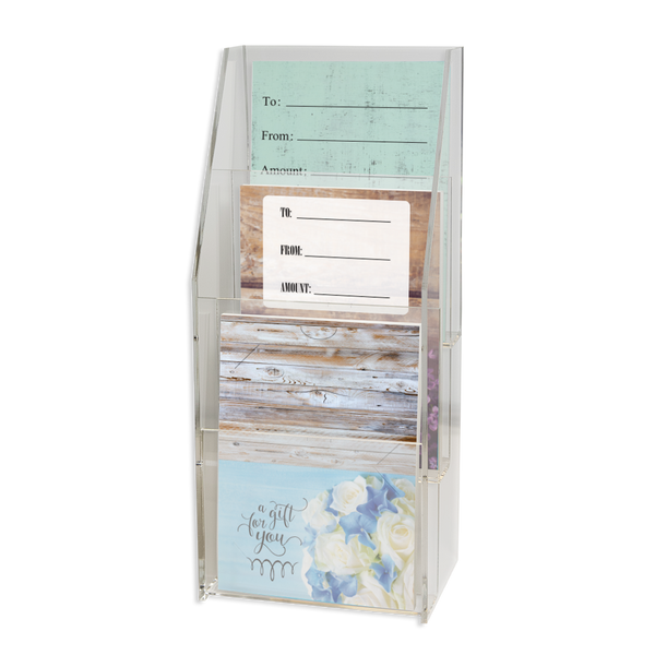 3 Tier Backer Acrylic Display Stand