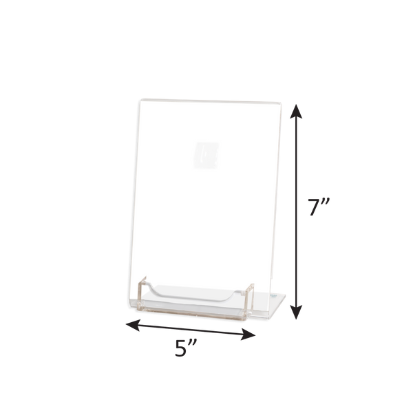 5x7 Acrylic Gift Card Display Stand