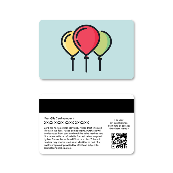 Balloon Gift Cards