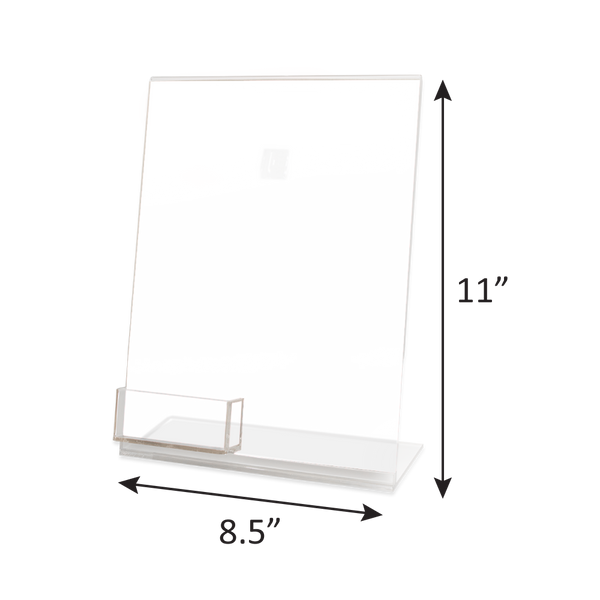 Single Pocket Acrylic Display Stand
