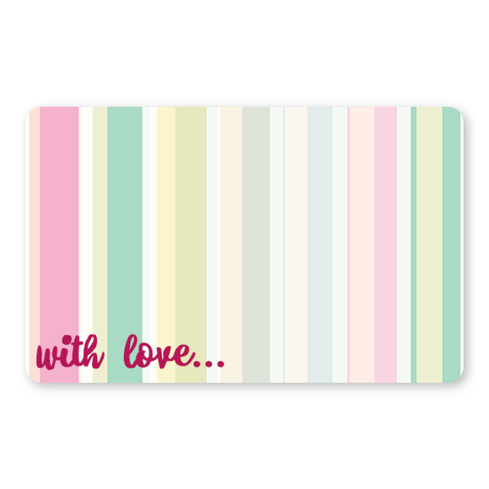 Striped Gift Cards