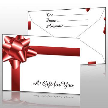 Talech Gift Cards - Present Style Gift Card Envelopes