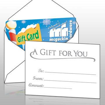 Talech Gift Cards - White Gift Card Envelopes